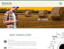 Tablet Screenshot of professional.farms.com